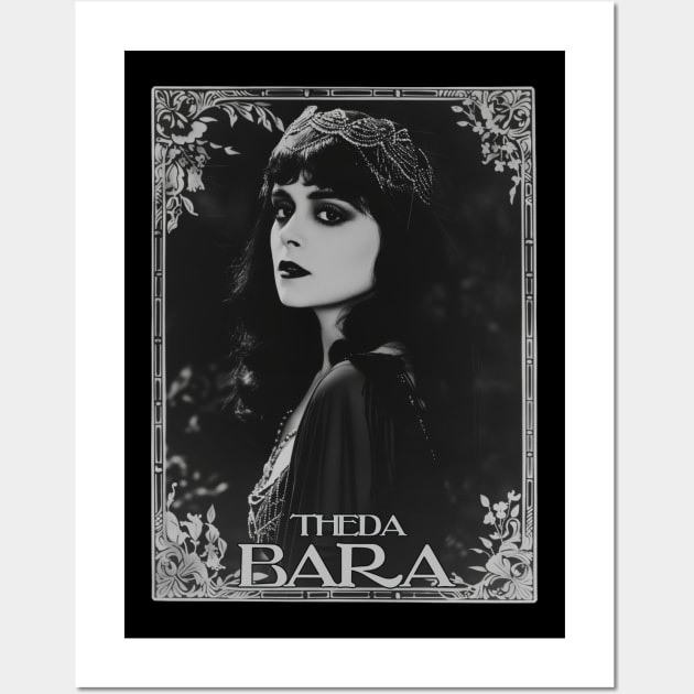 Theda Bara Wall Art by Hiraeth Tees